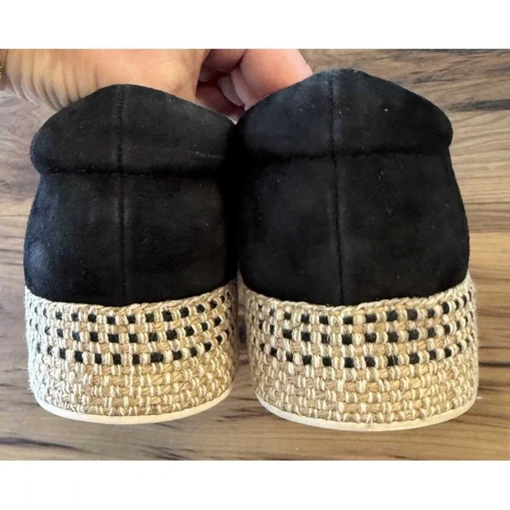Vince black suede